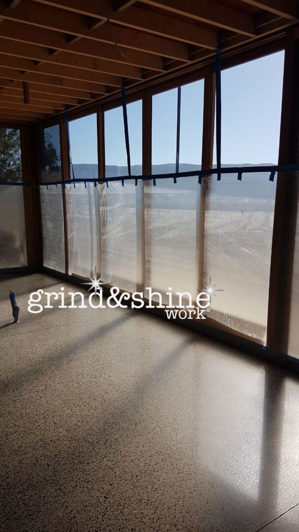 Concrete Polished Floors New Home Slab
